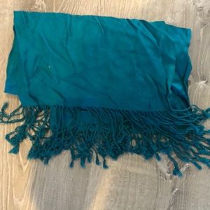 Pashmina ... silky feel teal